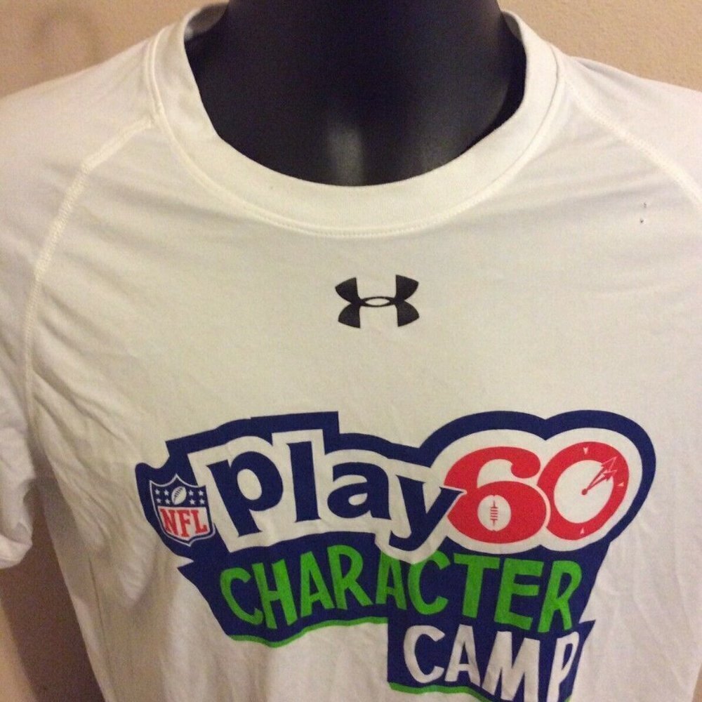 Under Armor NFL Play 60 Heatgear Shirt sz Medium - Picture 2 of 11